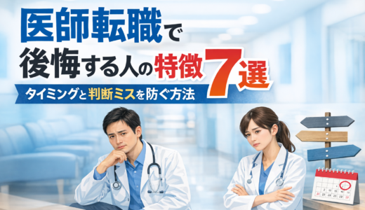 医師転職で後悔する人の特徴7選｜タイミングと判断ミスを防ぐ方法
